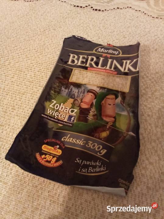 Berlinki opakowanie Robin hood Warszawa
