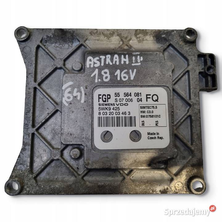 STEROWNIK SILNIKA Opel Astra III H 18 16V Chełm sprzedam