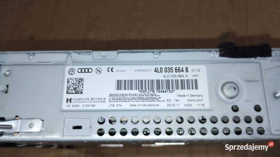 Radio Nawigacja Czytnik CD Multimedia MMI Audi osobowe sprzedam