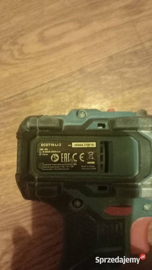 Wiertarkowkrętarka Erbauer Brushless Łódź
