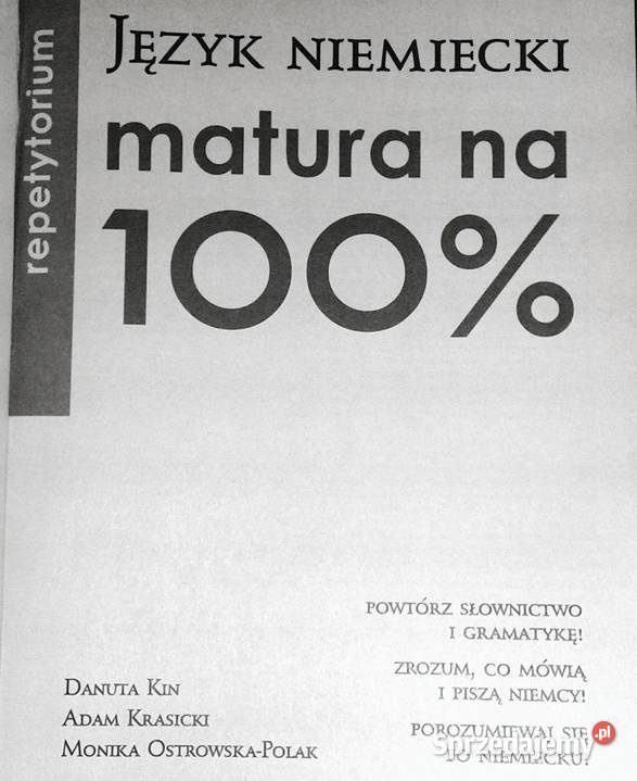 Repetytorium Język niemiecki matura na 100 Chełm