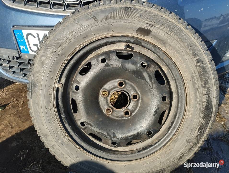 Koła zimowe 14 5x100 Samochodowe pomorskie sprzedam