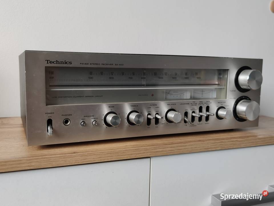 Technics SA400 analogowy amplituner aluminiowy Świdwin