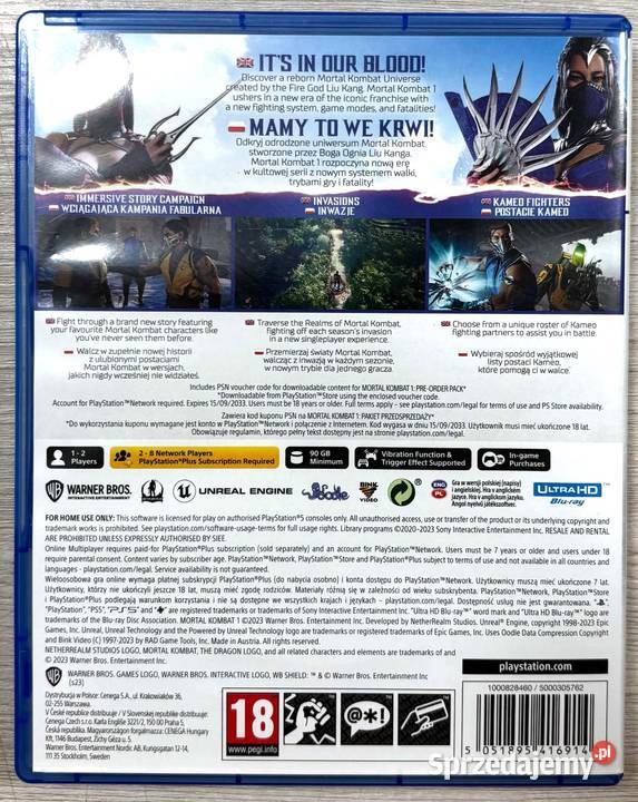 Gra 5 Mortal Kombat 1 strzelaniny Elbląg