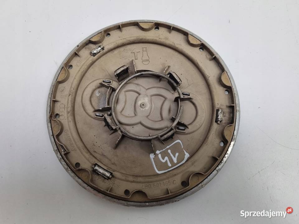 Audi DEKIELEK FELGI Kapsel kołpak 4B0601165C Rudka