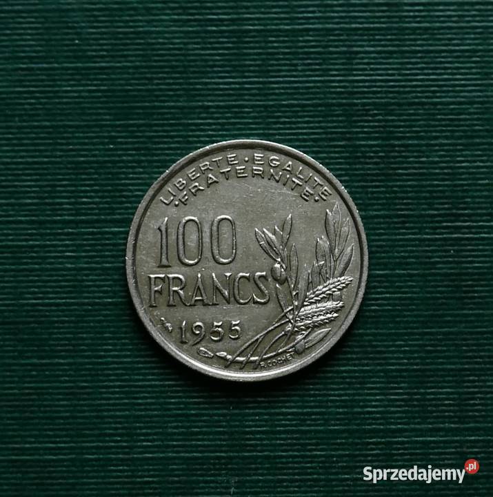 FRANCJA 100 franków 1954r