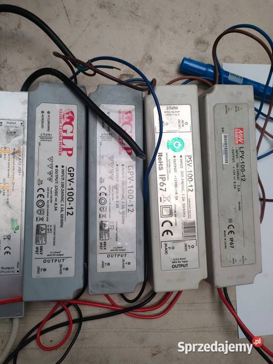 Zasilacze LED i przemysłowe 12V różne modele Wrocław sprzedam