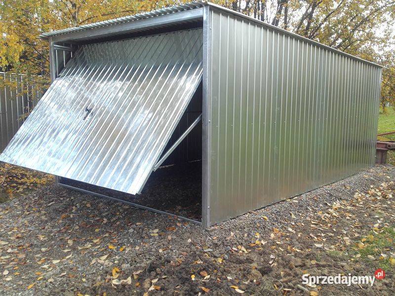 Tani Garaż Blaszany ocynkowany Blaszak Ocynk 15m2 mazowieckie