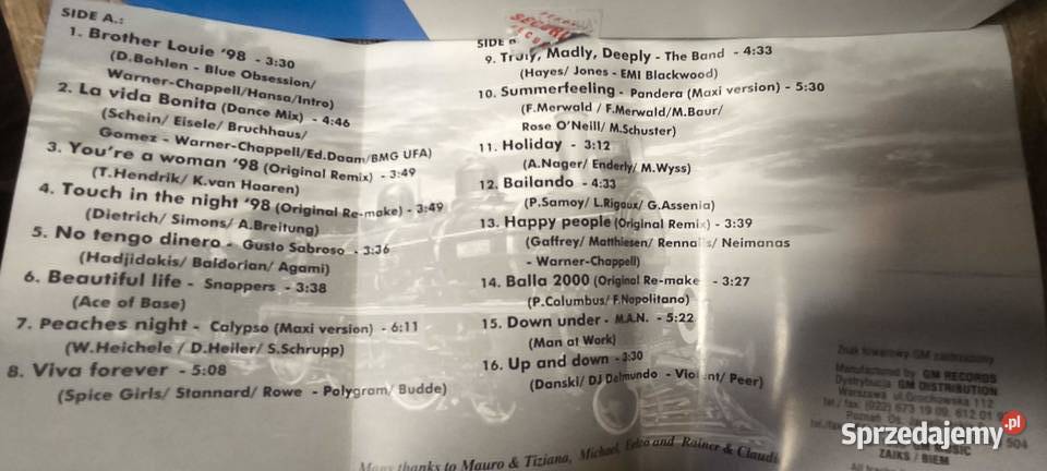 Dance Viva Machine składanka 1998