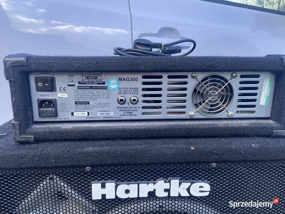 Ashdown MAG 300 wzmacniacz basowy Hartke kolumna lubelskie Biłgoraj sprzedam