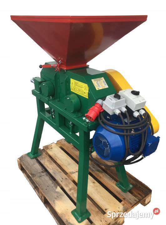 Gniotownik 55kW WALCOWY zgniatacz ziarna GZ05 Kamionna