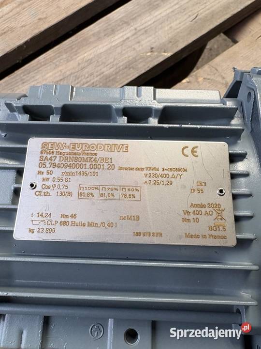 SEW SA47 DRN80MK4BE1 Gearmotor mazowieckie Warszawa