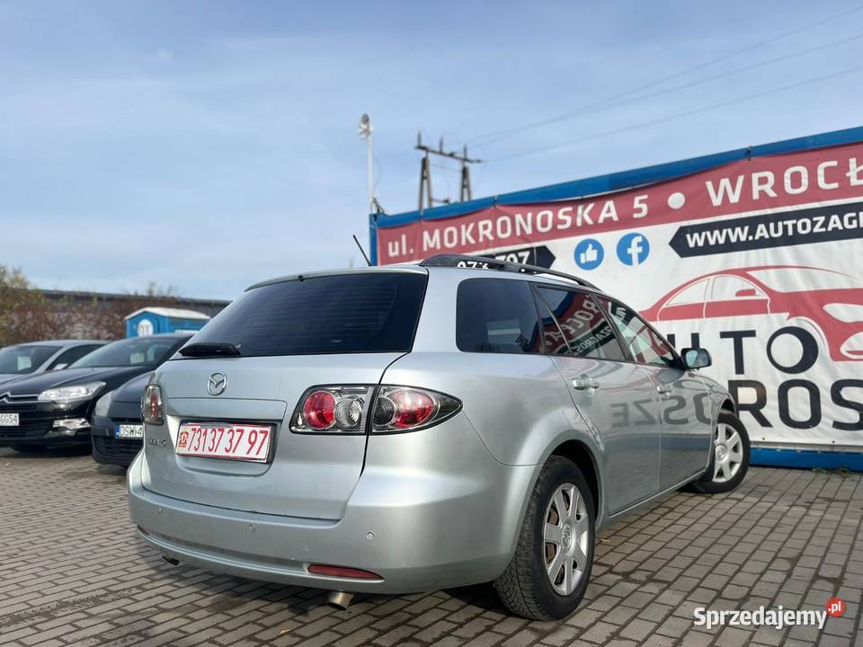 Mazda 6 20 Benzyna 2007 Polift Klima Alufelgi Rok produkcji 2007 dolnośląskie Wrocław