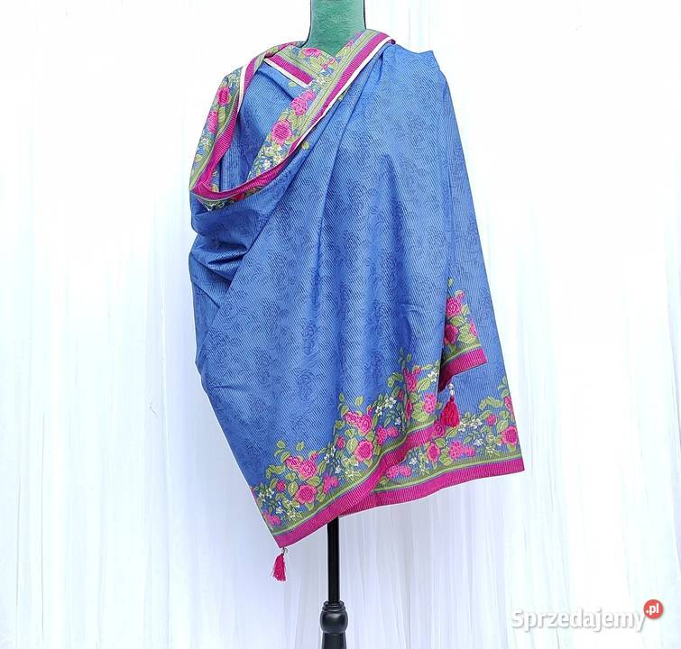 Duża chusta orientalna dupatta pareo turban Szczecin sprzedam