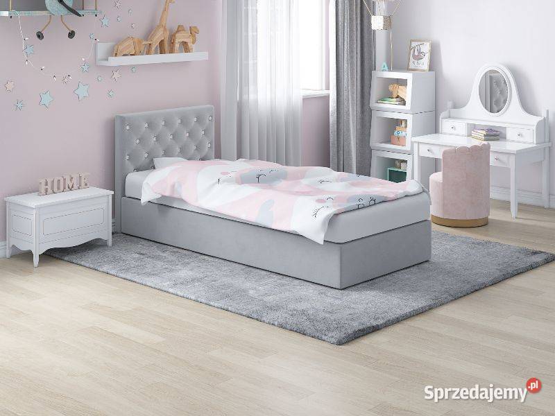 Pojedyncze łóżko MINI CARO + materac i pojemnik !! Kolory