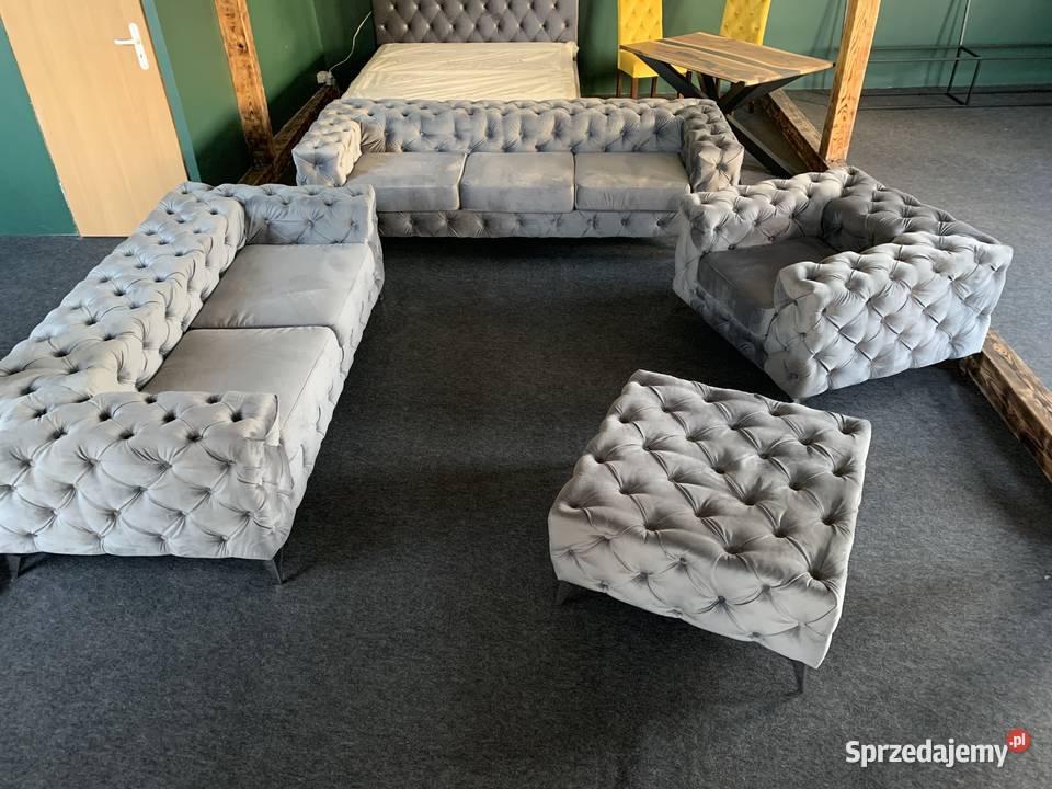 Zestaw Chesterfield Premium 321Pufa Kęty