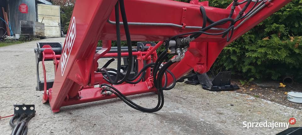 Tur ładowacz czołowy Mailleux MX 3 sekcje Massey nieuszkodzony Ładowacze czołowe Maszyny rolnicze Kasina Wielka