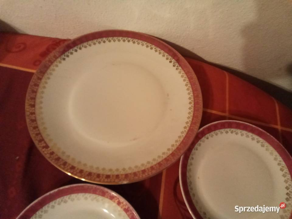Talerz i dwa talerzyki Chodzież PRL mazowieckie Warszawa