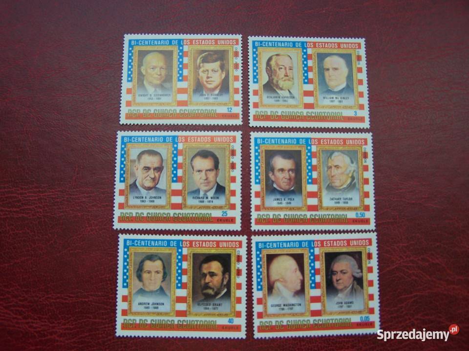 Gwinea Równikowa 1975 MNH Prezydenci USA 1 Tychy
