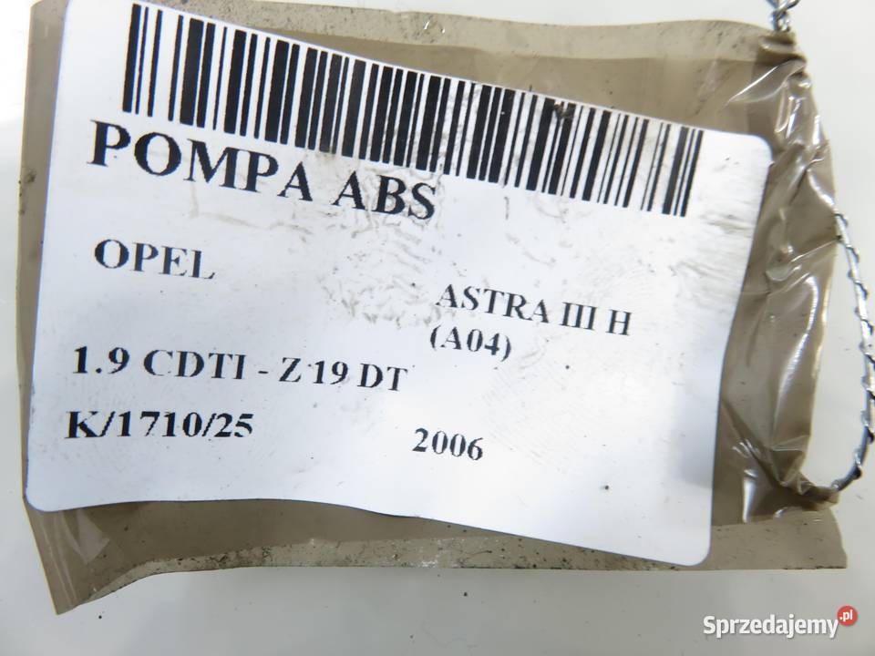 POMPA ABS OPEL ASTRA III H A04 10096005433