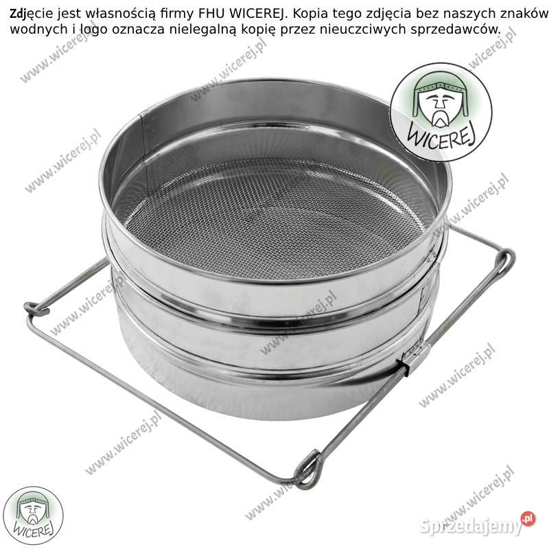 Sito do miodu płaskie podwójne śr 20 filtr do podkarpackie Jaśliska