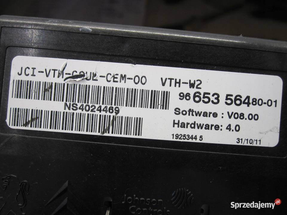 PEUGEOT 508 I SW 11r wyświetlacz head up