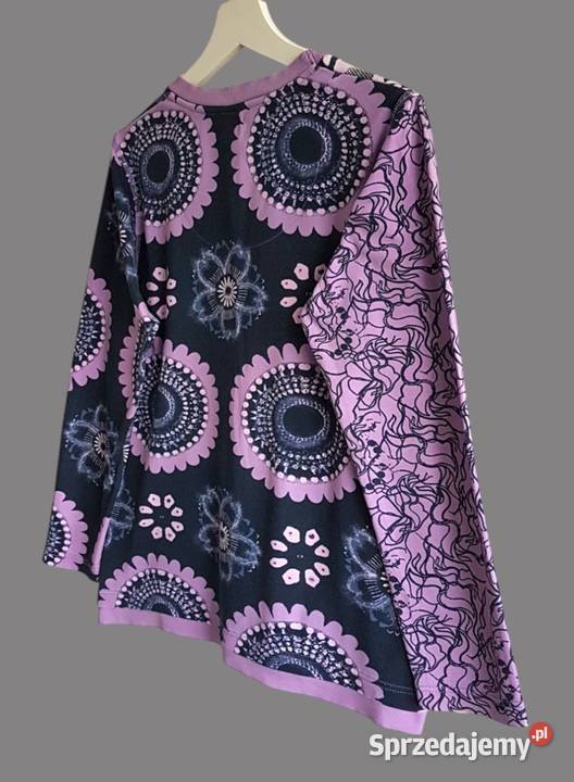 Damska fioletowa dresowa bluza z długim rękawem małopolskie