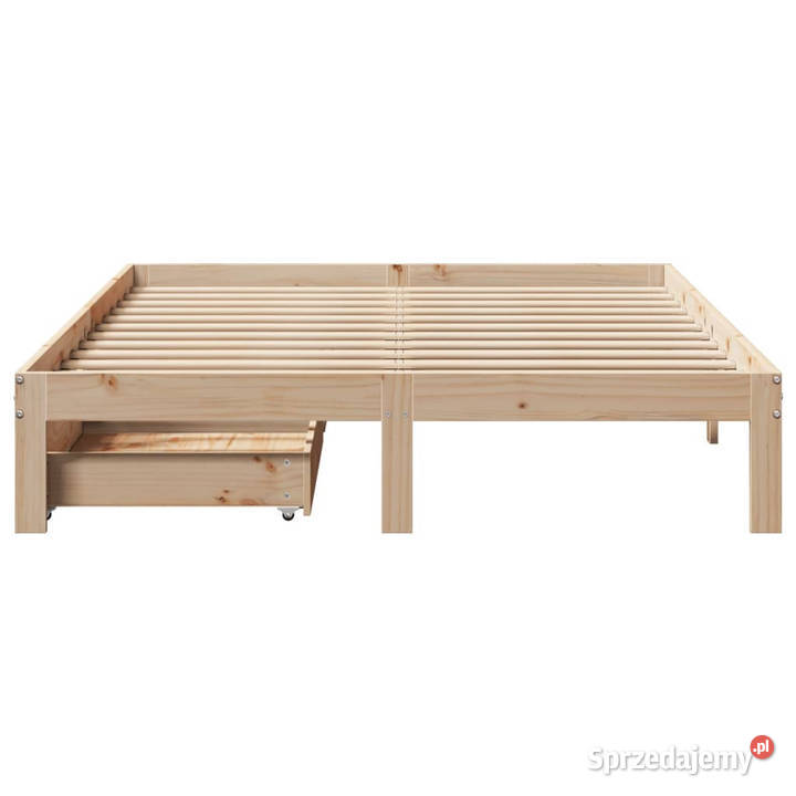 Rama łóżka z szufladami sosnowa 135x190 Warszawa