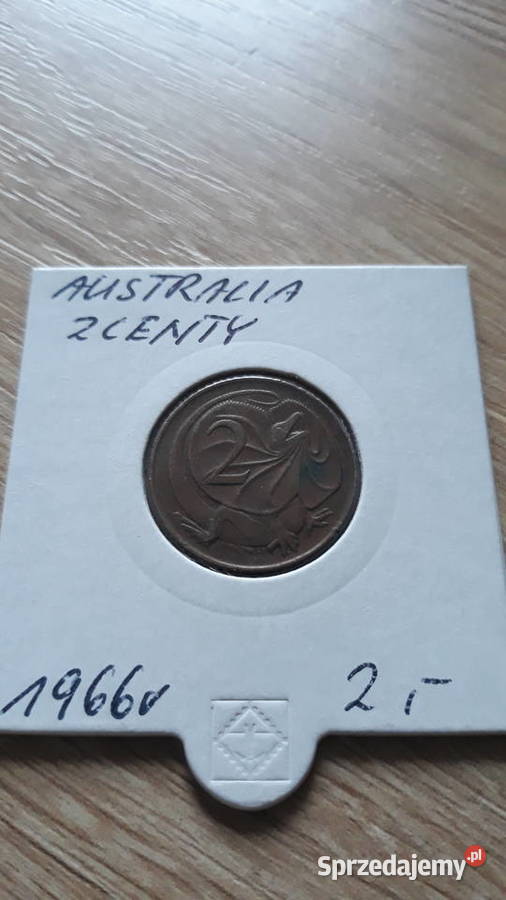 2 Centy Australia 1966 i 1967 r wielkopolskie Konin