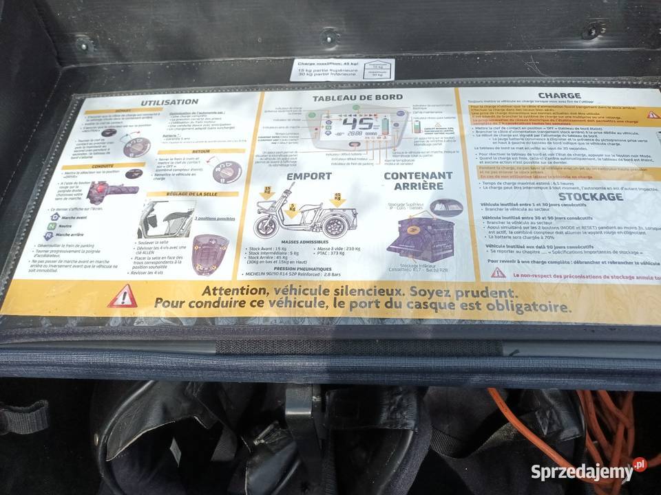 Skuter elektryczny z duzym bagaznikiem Kraków