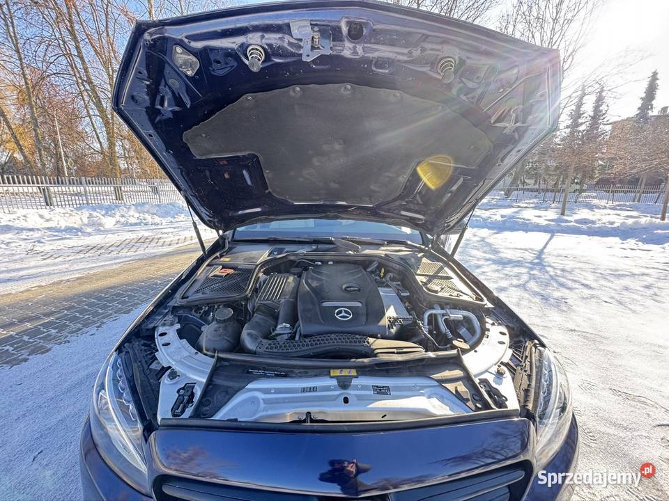 MercedesBenz W205 C300 4MATIC 2015r granatowy Klasa C Lublin sprzedam