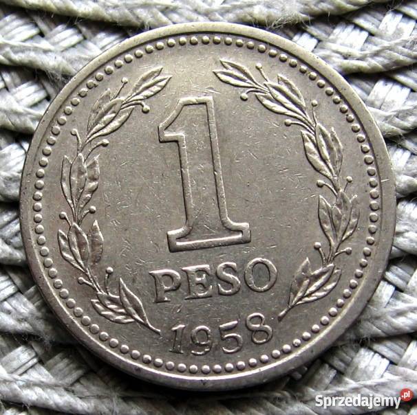 Argentyna 1 Peso 1958r Kalisz