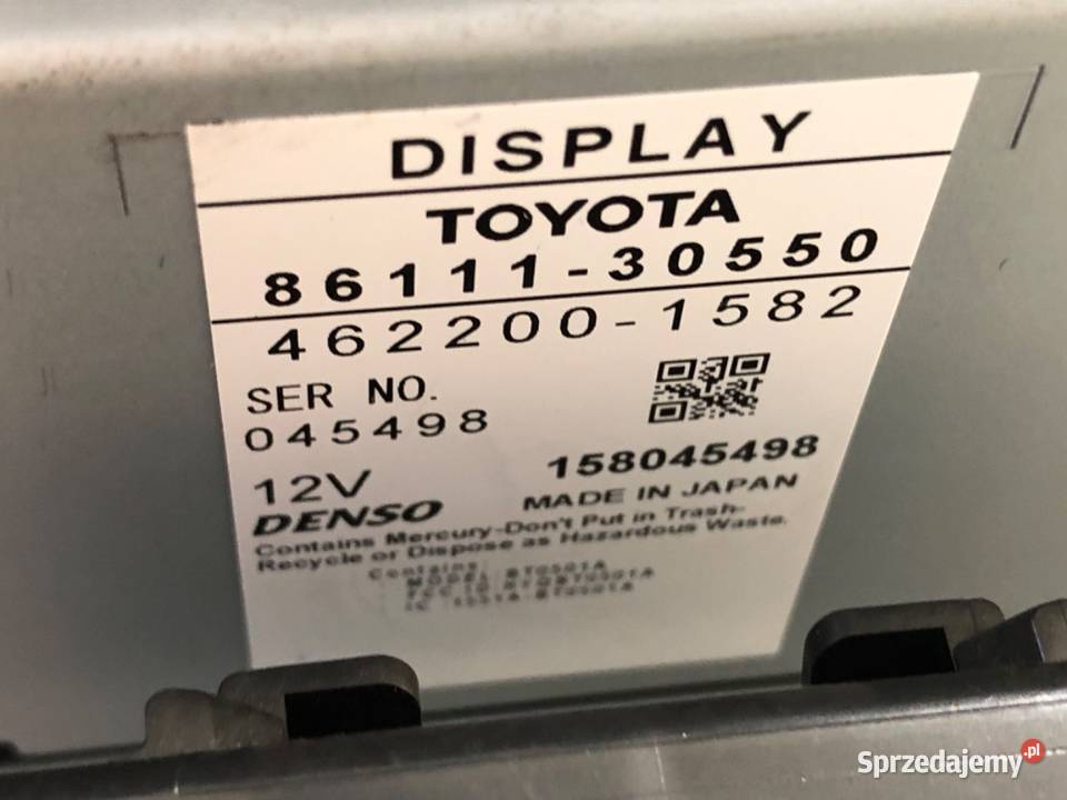 RADIO NAWIGACJA LEXUS GS 8611130550 0512 osobowe