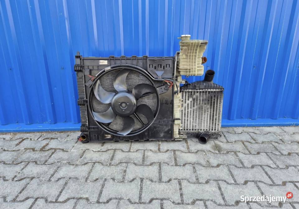 CHŁODNICA WODY INTERCOOLER WENTYLATOR MERCEDES Części samochodowe