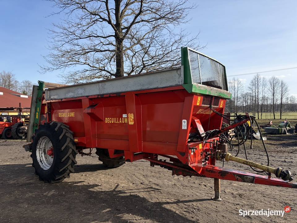 Rozrzutnik obornika 8 t Deguillaume HV mazowieckie Myszyniec