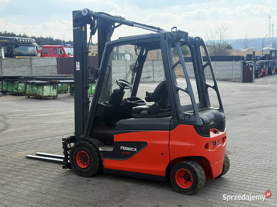 wózek widłowy elektryczny LINDE E25 przesuw łódzkie Działoszyn sprzedam