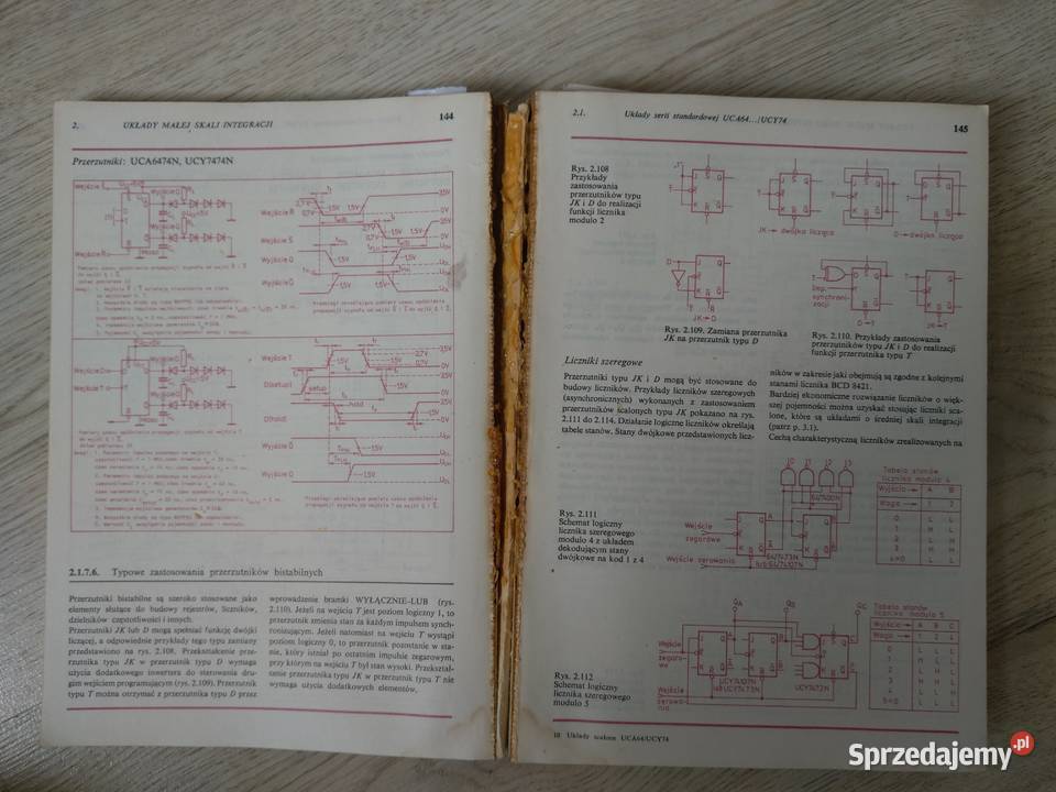 Układy szalone UCA64UCY74 Parametry i pomorskie Gdańsk sprzedam
