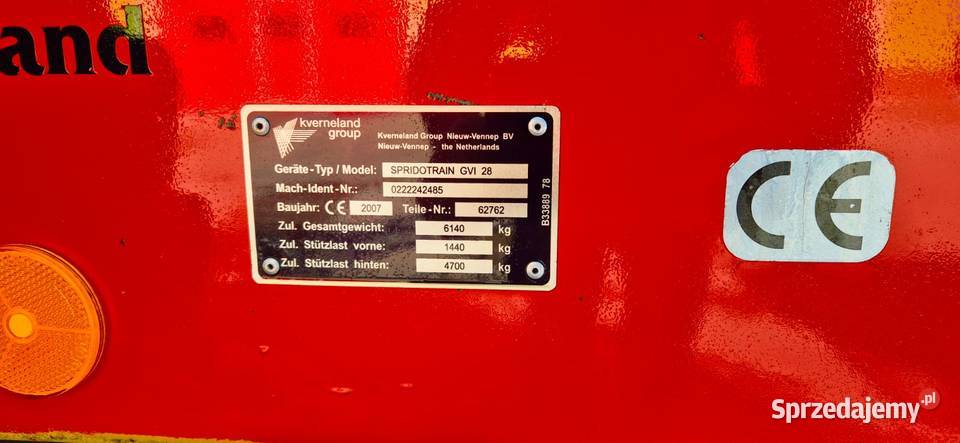 Opryskiwacz Rau Ikarus 30 Kverneland nieuszkodzony Postolice