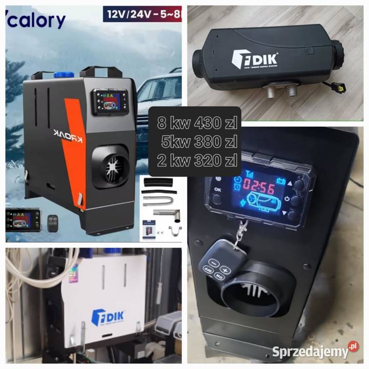 Webasto nagrzewnica na olej napędowy 2kw 5 kw 8 Siedlce