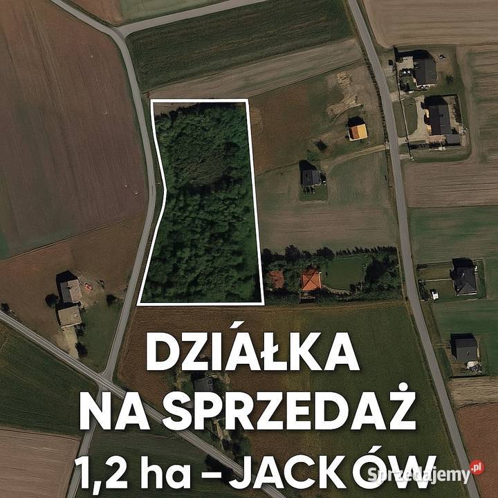 Niebanalna działka 12 ha idealna pod dom ogród Jacków