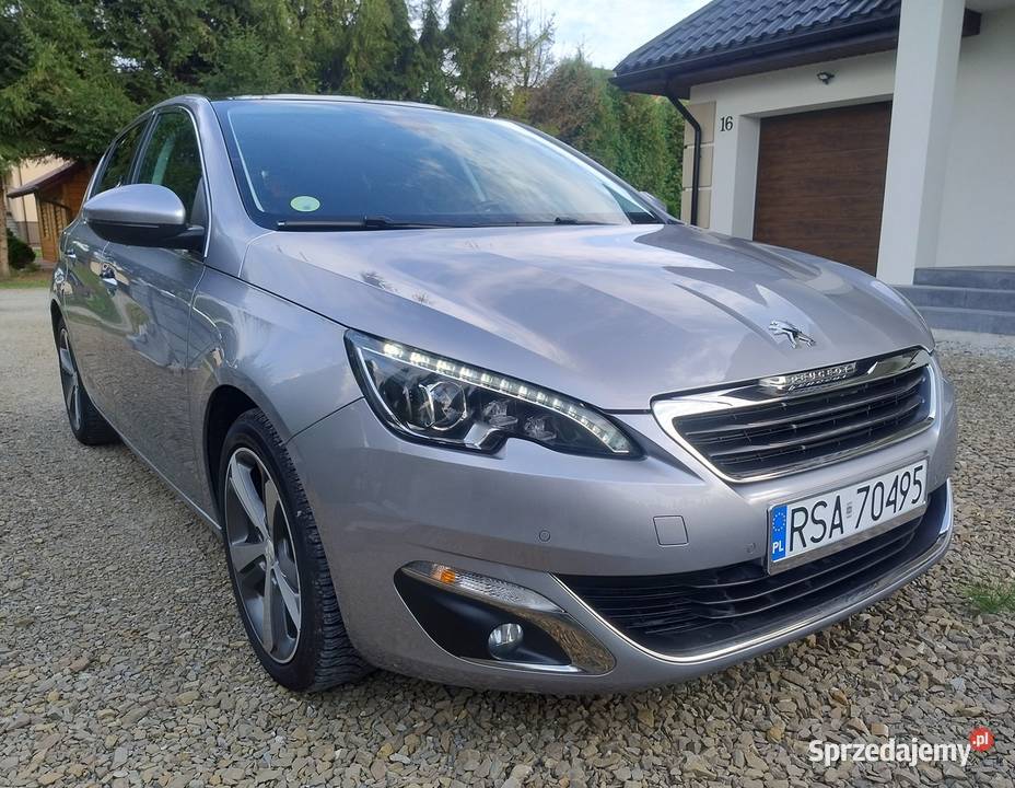 Peugeot 308 ALLURE 2015 FULL LED 194000km Samochody osobowe Zarszyn