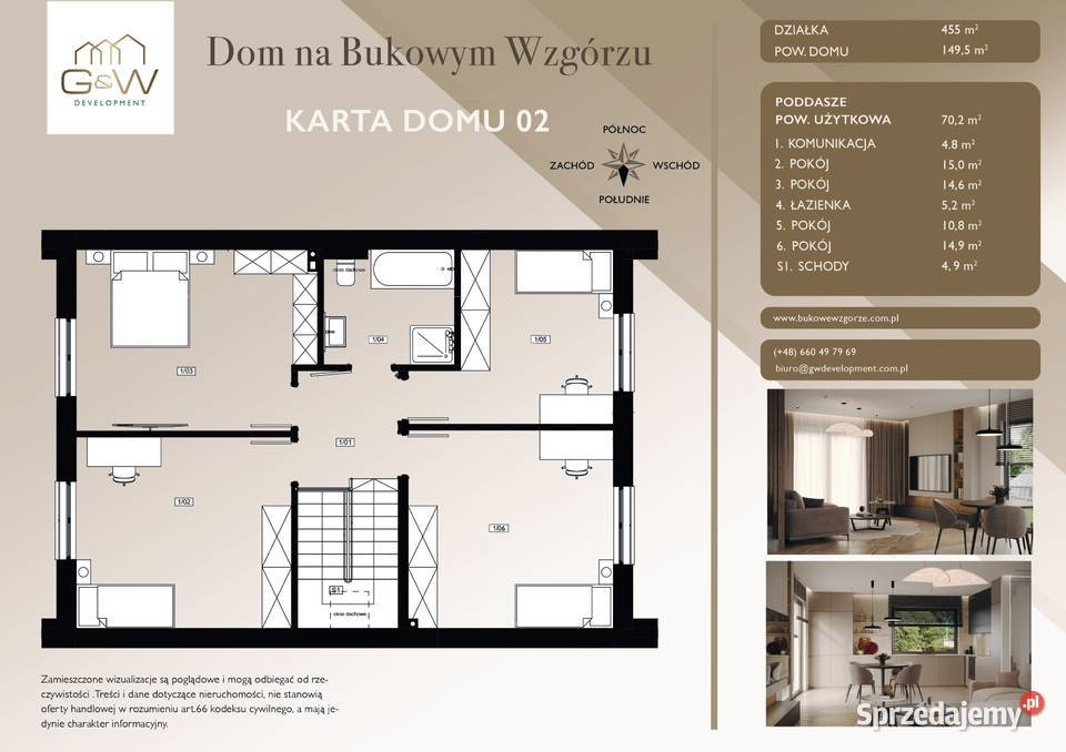 Dom wolnostojący z garażem Michałowice