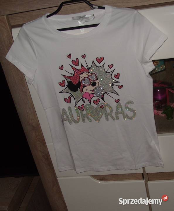 KoszulkaTshirt MIKI kolorowe cyrkonie rSM Bez wzoru Rawicz