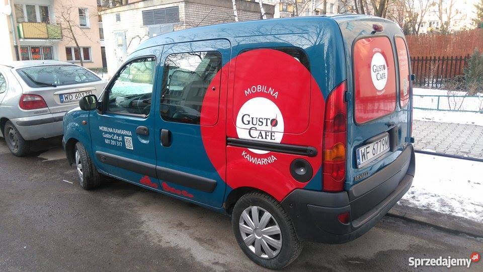 Mobilna kawiarnia foodtruck Renault Kangoo Warszawa