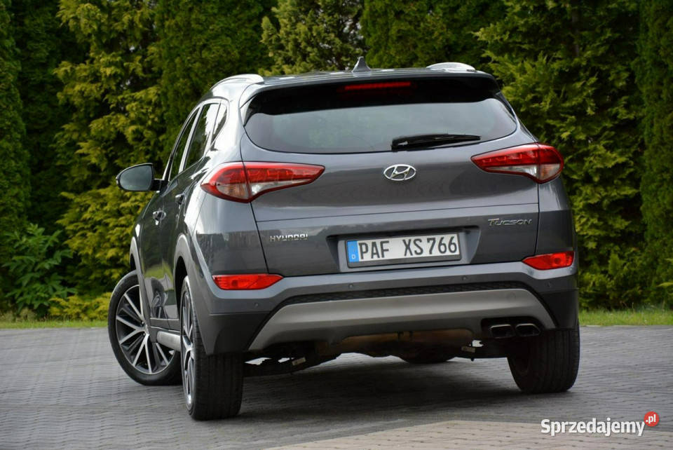 Hyundai Tucson Ledy BiXenon Navi Kamera BLIS asystent pasa ruchu