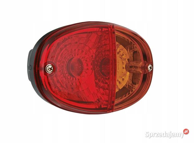 LAMPA TYLNA 3F OWALNA 140X94 Z ŻARÓWKAMI 12V LP Zakrzew