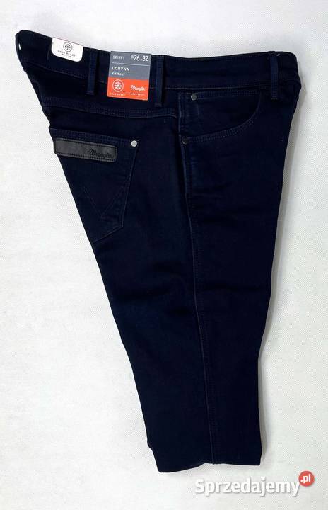 Spodnie damskie Wrangler Corynn Rincewash W26 niebieski Moda i Styl Pisz