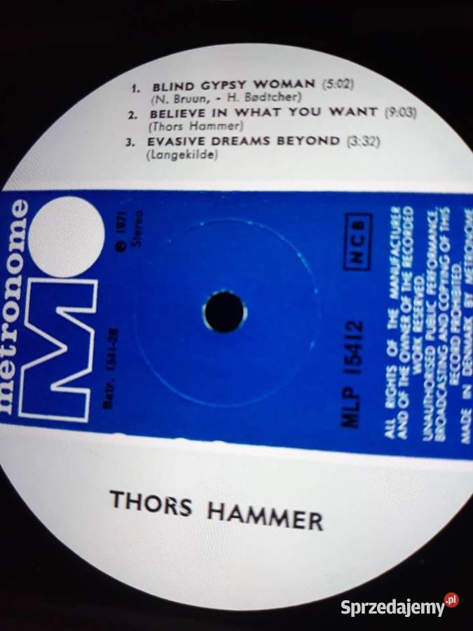 Archiwum duńskiego prog rocka THOR HAMMER Thor Rzeszów