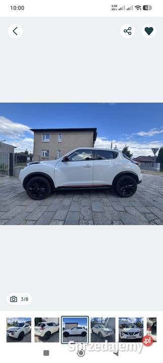 Nissan juke biała perła śląskie Rybnik