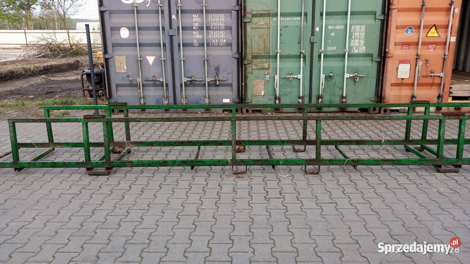 Paleta dłużycowa metalowa 6 m do transportu śląskie Tychy